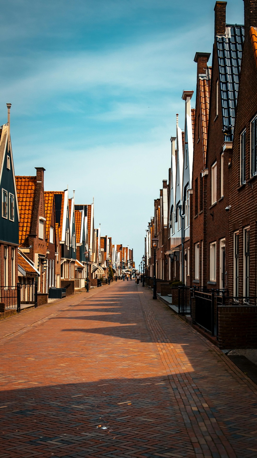 Karakteristieke straat in Haarlem