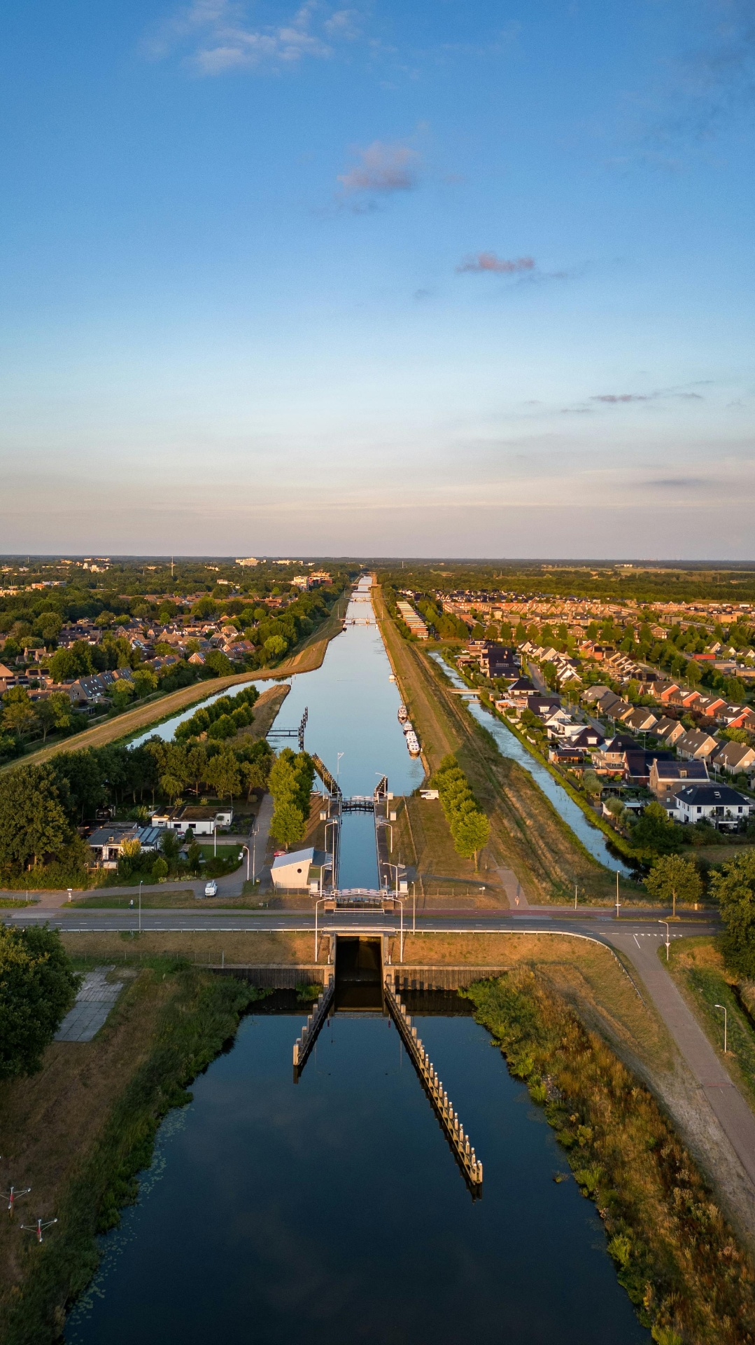 Luchtfoto Noord-Hollandse woonwijk