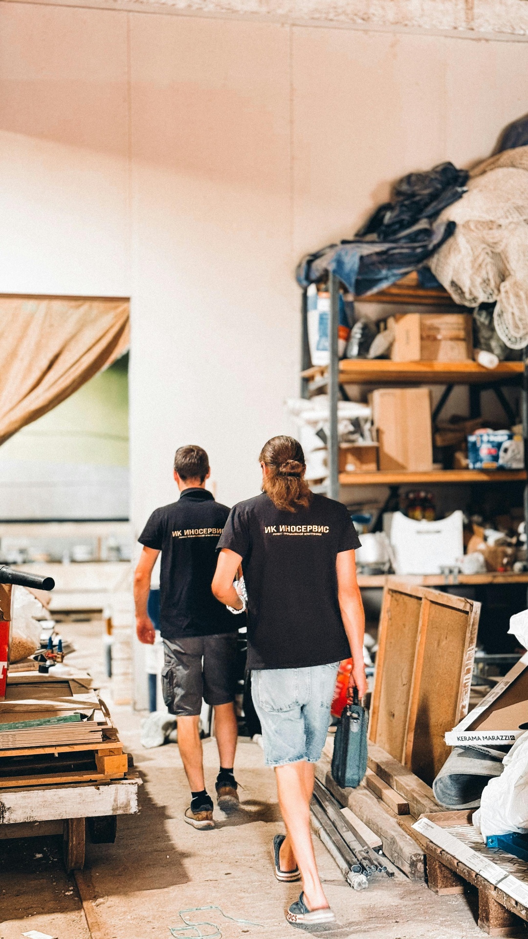 Het team van Riovent in de werkplaats